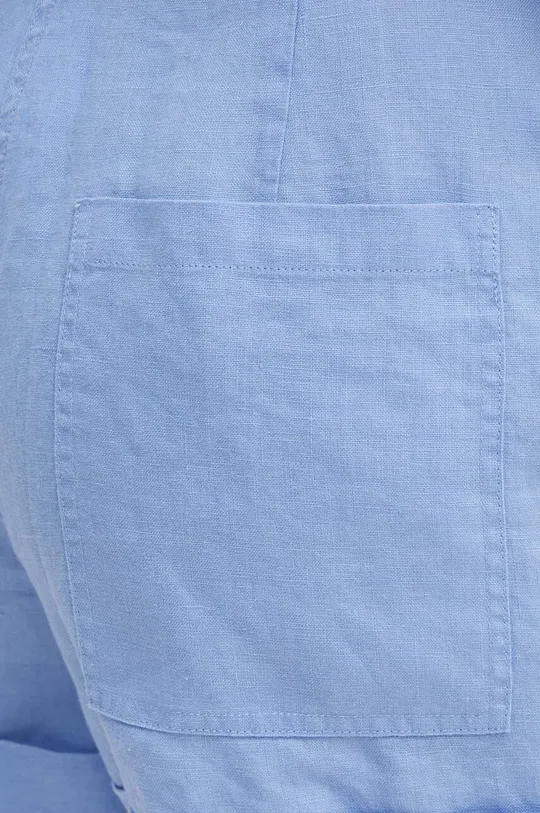 modra Lanene kratke hlače MAX&Co.