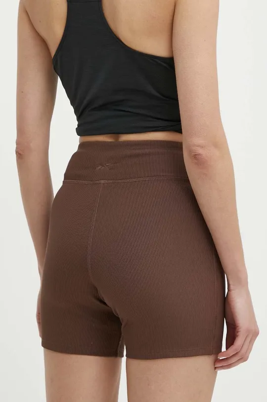 Kratke hlače za jogu Reebok LUX Collection smeđa