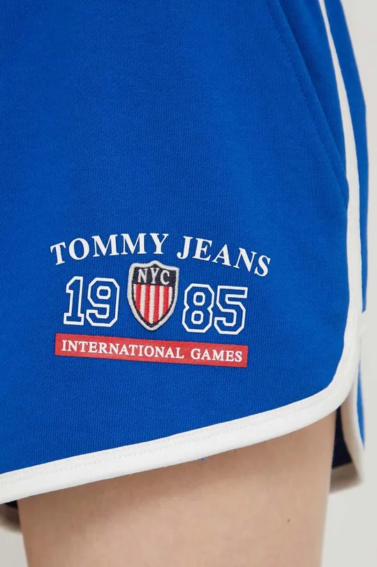 Βαμβακερό σορτσάκι Tommy Jeans Archive Games Γυναικεία