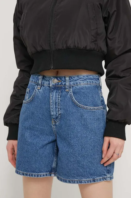 modra Jeans kratke hlače Desigual SURYM Ženski