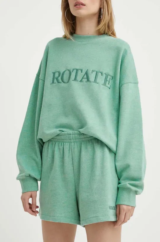 зелёный Хлопковые шорты Rotate Женский