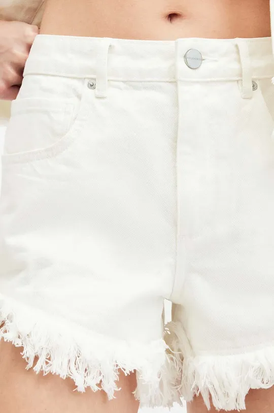 Хлопковые джинсовые шорты AllSaints ASTRID FRAY SHORT 100% Органический хлопок