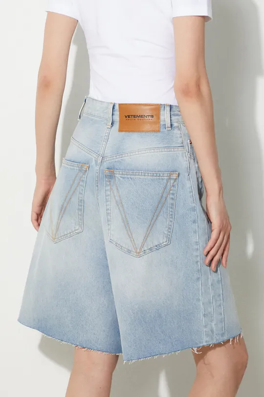 VETEMENTS szorty jeansowe Denim Shorts 100 % Bawełna