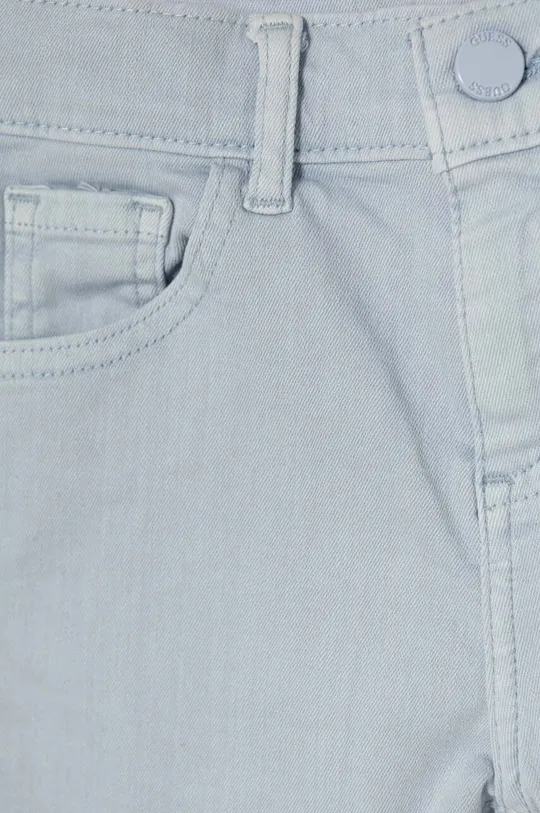 Detské rifľové krátke nohavice Guess 98 % Bavlna, 2 % Elastan