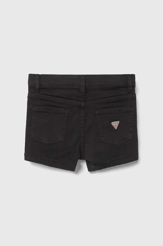 Detské rifľové krátke nohavice Guess čierna