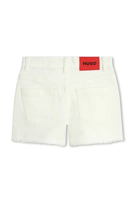 Otroške kratke hlače iz jeansa HUGO Glavni material: 99 % Bombaž, 1 % Elastan Podloga žepa: 65 % Poliester, 35 % Bombaž