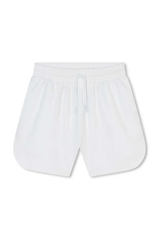 Detské bavlnené šortky Marc Jacobs biela