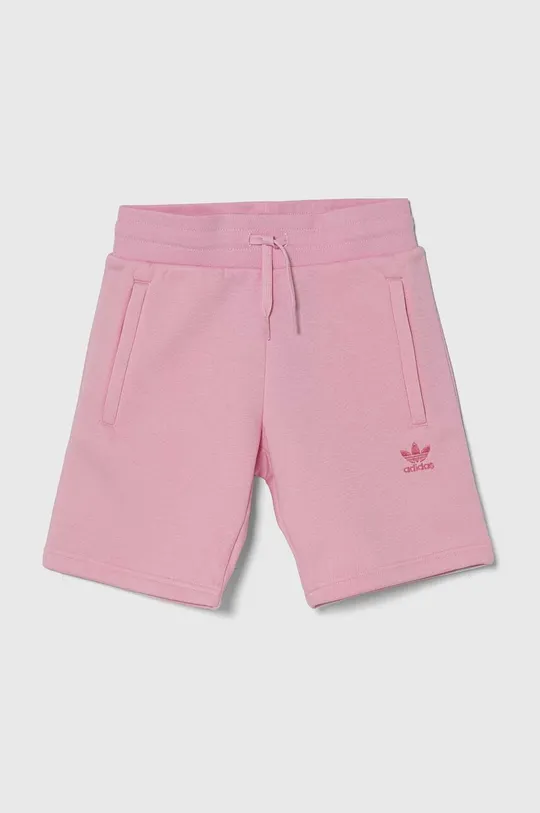 roza Otroške kratke hlače adidas Originals Dekliški