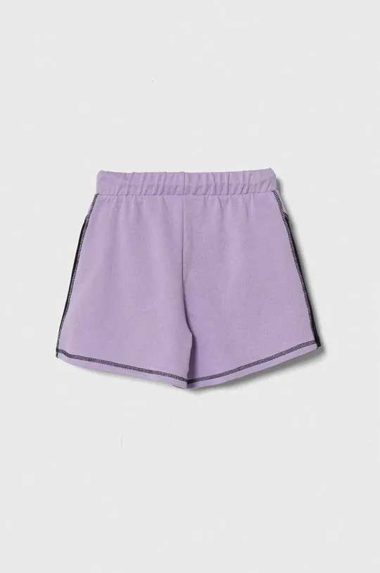 Детские хлопковые шорты Sisley фиолетовой