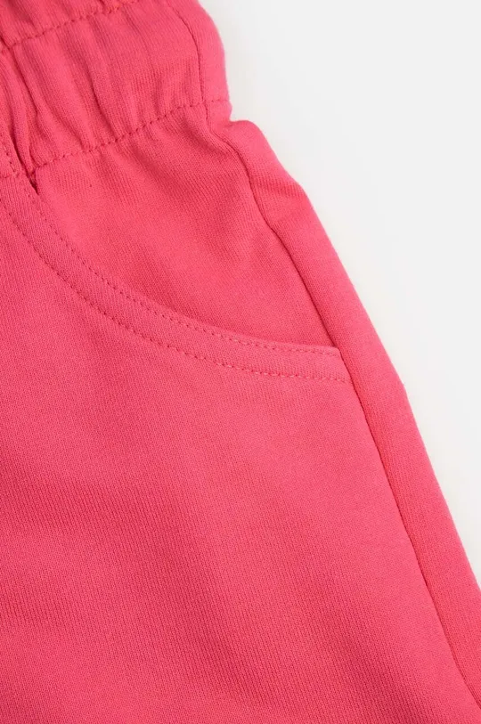 rózsaszín Coccodrillo gyerek pamut rövidnadrág