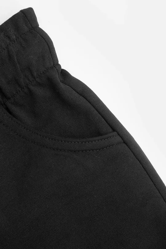 čierna Detské bavlnené šortky Coccodrillo