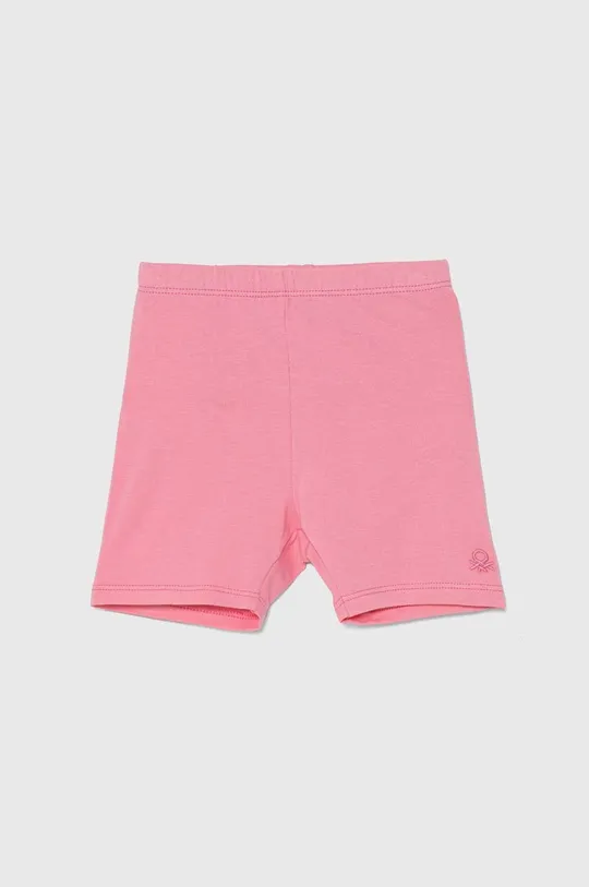 roza Otroške kratke hlače United Colors of Benetton Dekliški