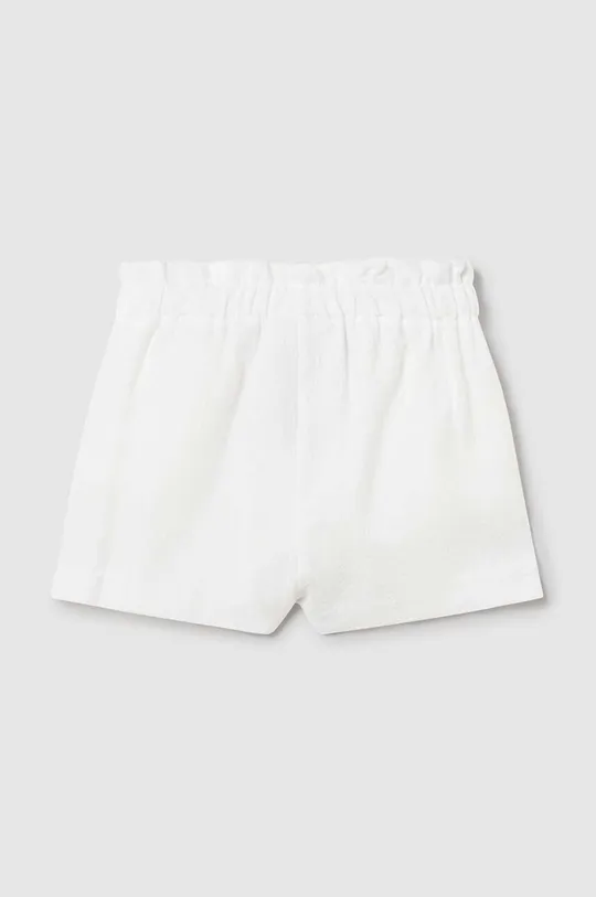 Mayoral pantaloncini in cotone per neonati bianco