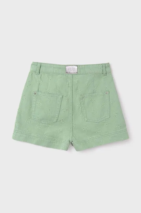 Dječje pamučne kratke hlače Mayoral zelena
