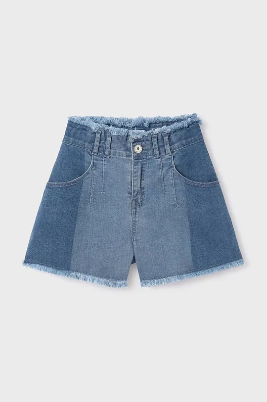 Детские джинсовые шорты Mayoral голубой