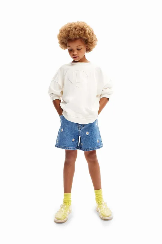 блакитний Дитячі шорти Desigual Для дівчаток