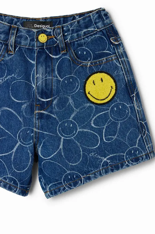 modrá Detské rifľové krátke nohavice Desigual