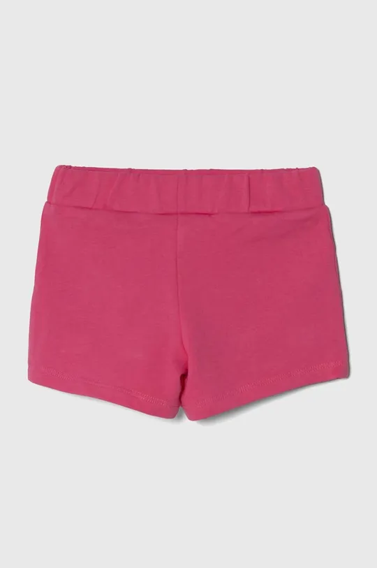 Otroške bombažne kratke hlače Guess roza