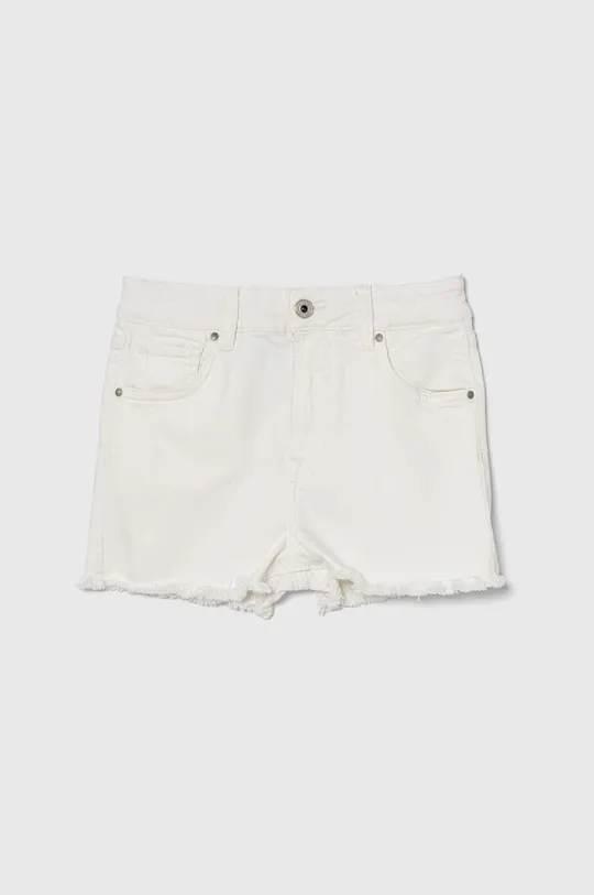 biela Detské rifľové krátke nohavice Pepe Jeans A-LINE SHORT HW JR Dievčenský