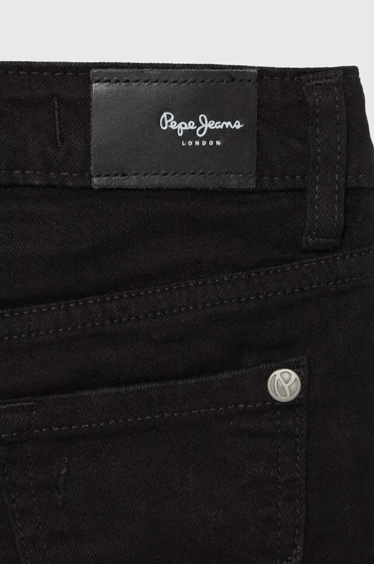 Pepe Jeans szorty jeansowe dziecięce A-LINE SHORT HW JR Materiał zasadniczy: 98 % Bawełna, 2 % Elastan, Podszewka kieszeni: 65 % Poliester, 35 % Bawełna