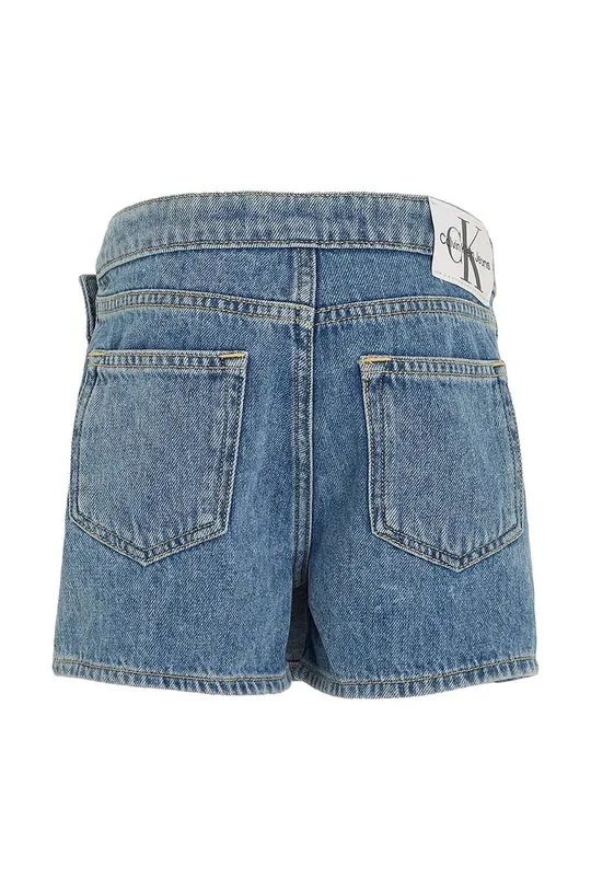 Detské rifľové krátke nohavice Calvin Klein Jeans 80 % Bavlna, 20 % Recyklovaná bavlna