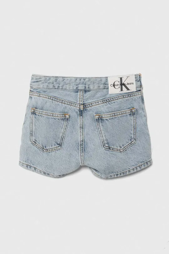 Detské rifľové krátke nohavice Calvin Klein Jeans modrá