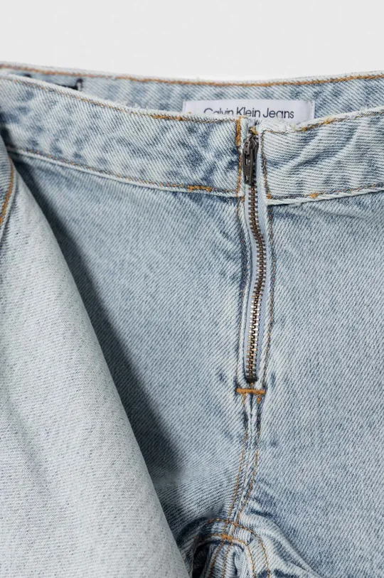Detské rifľové krátke nohavice Calvin Klein Jeans Základná látka: 100 % Bavlna Iné látky: 80 % Bavlna, 20 % Regeneračná bavlna
