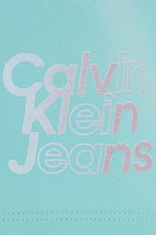 бірюзовий Дитячі шорти Calvin Klein Jeans