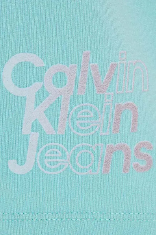 tirkizna Dječje kratke hlače Calvin Klein Jeans