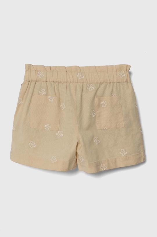 zippy shorts con aggiunta di lino bambino/a beige