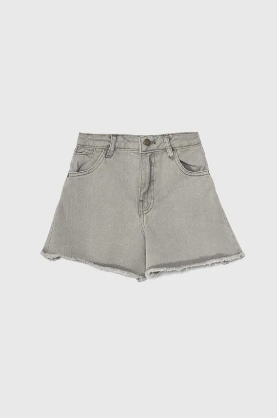 сірий Дитячі джинсові шорти zippy Для дівчаток