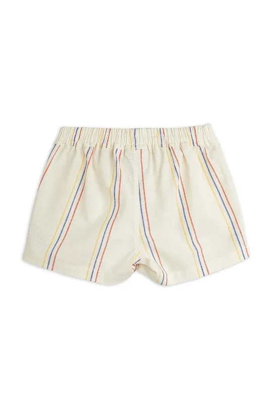 Dječje kratke hlače s dodatkom lana Mini Rodini bijela