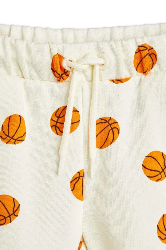 Mini Rodini szorty bawełniane dziecięce Basketball 100 % Bawełna organiczna