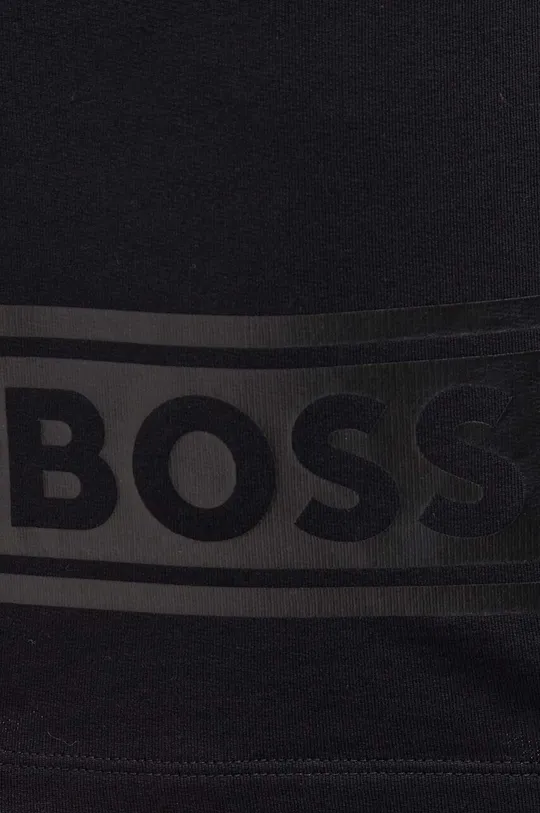 чёрный Хлопковые шорты BOSS