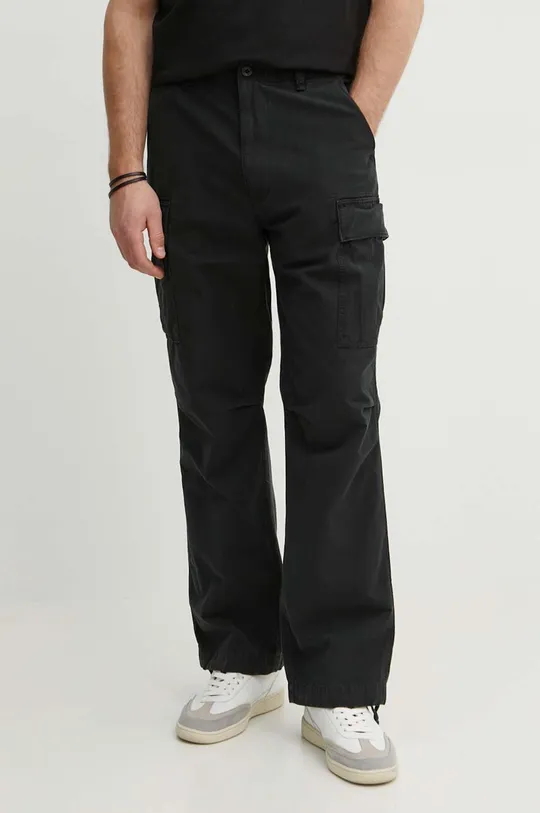 чёрный Хлопковые брюки Polo Ralph Lauren Мужской