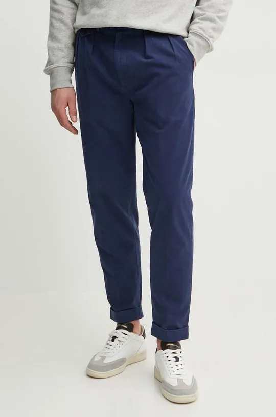 тёмно-синий Хлопковые брюки Polo Ralph Lauren Мужской