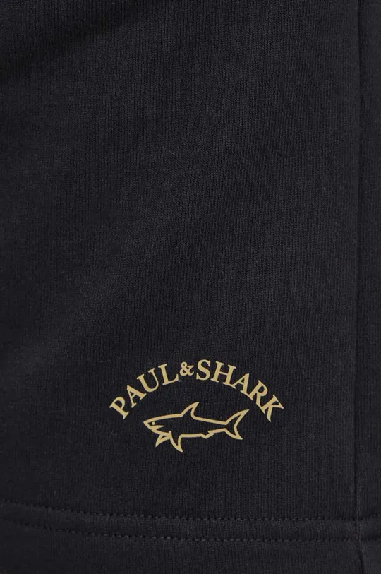μαύρο Βαμβακερό σορτσάκι Paul&Shark