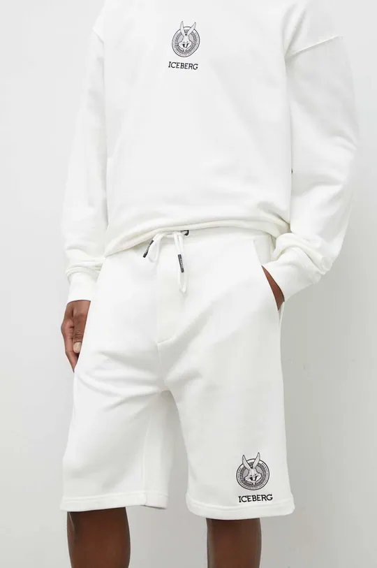 bianco Iceberg pantaloncini Uomo