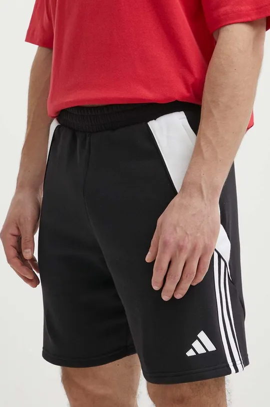 fekete adidas Performance edzős rövidnadrág Tiro 24 Férfi