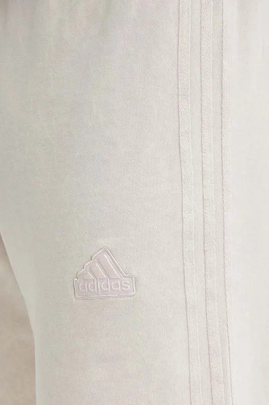 бежевый Хлопковые шорты adidas
