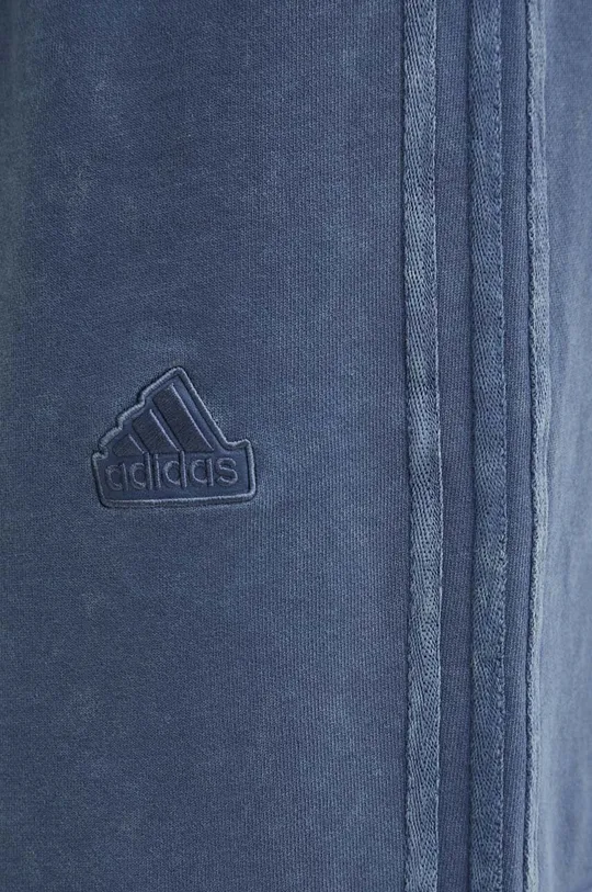 kék adidas pamut rövidnadrág