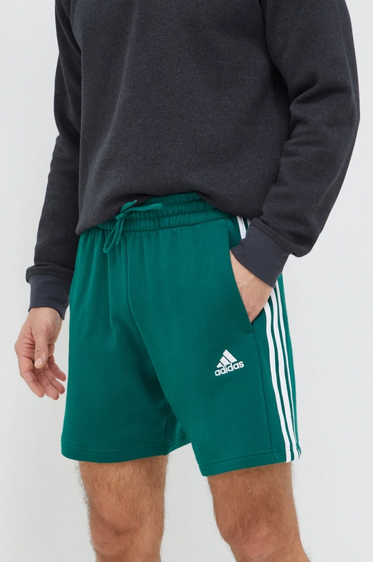 verde adidas pantaloncini in cotone Uomo