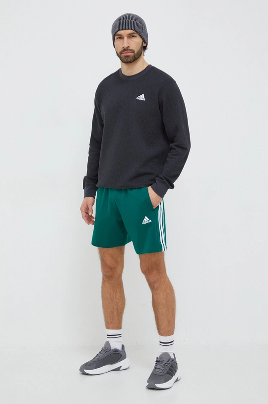 adidas pantaloncini in cotone verde