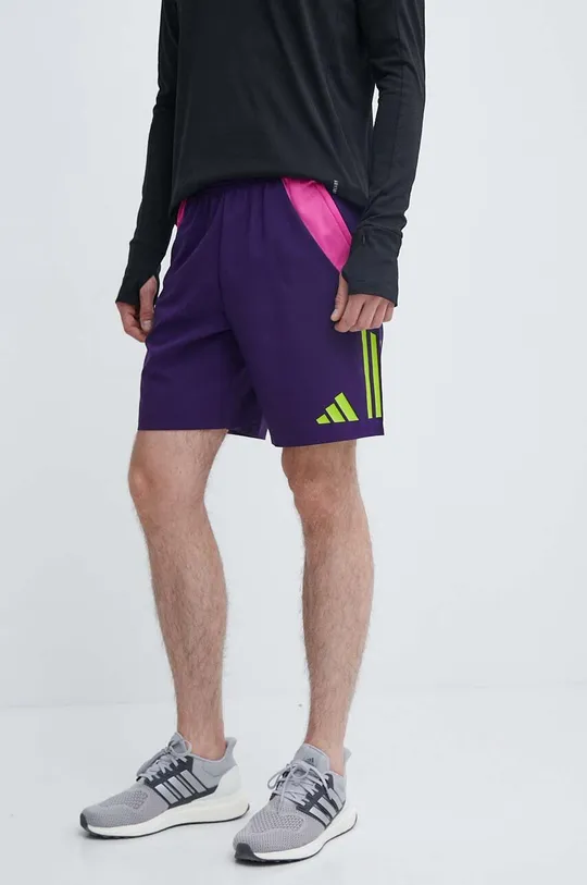 vijolična Kratke hlače za vadbo adidas Performance Generation Predator Downtime Moški