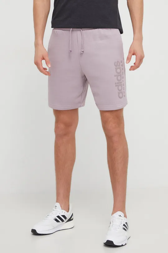 vijolična Kratke hlače adidas Moški