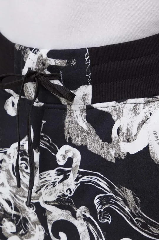 fekete Versace Jeans Couture pamut rövidnadrág