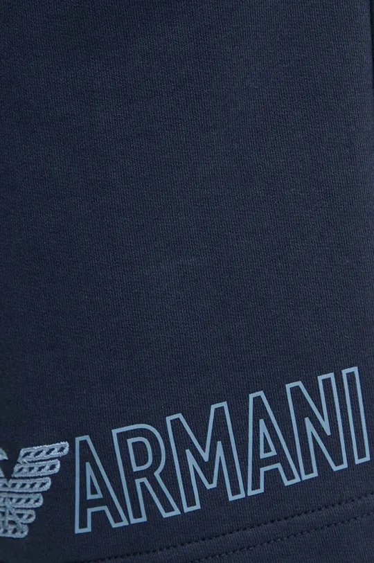 tmavomodrá Bavlnené šortky Emporio Armani Underwear