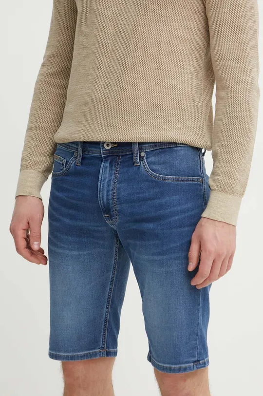 niebieski Pepe Jeans szorty jeansowe SLIM GYMDIGO Męski
