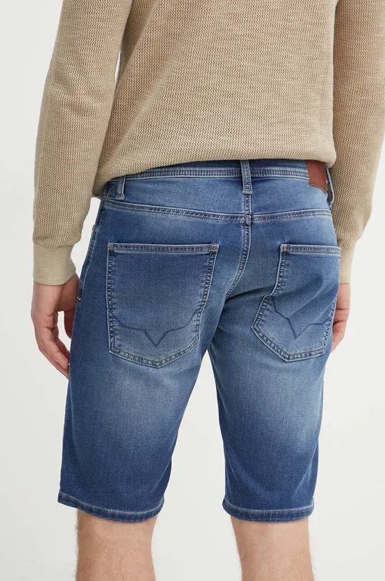 Pepe Jeans szorty jeansowe SLIM GYMDIGO Materiał zasadniczy: 84 % Bawełna, 15 % Poliester, 1 % Elastan, Podszewka kieszeni: 65 % Poliester, 35 % Bawełna