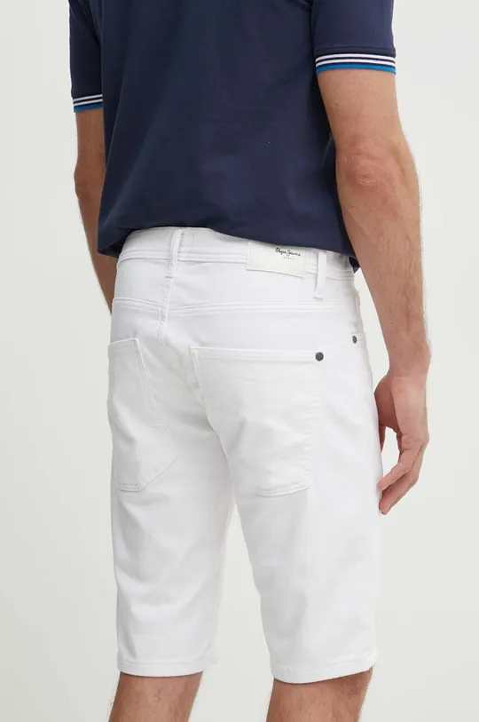 Rifľové krátke nohavice Pepe Jeans SLIM GYMDIGO SHORT 72 % Bavlna, 14 % Modal, 11 % Polyester, 3 % Elastan